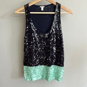 J. Crew Sequin Tank